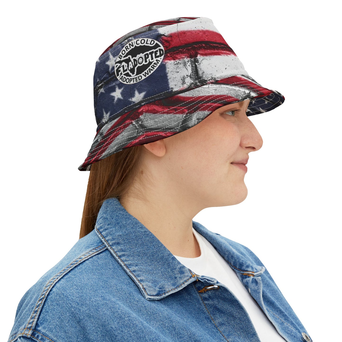 Flag FLadopted Bucket Hat (AOP)