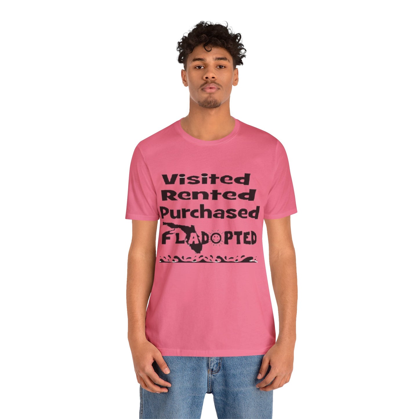 Fladopted Visit Rent Purchase Unisex Jersey Short Sleeve Tee