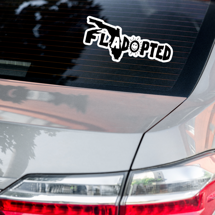 Large FLadopted Bubble-free stickers
