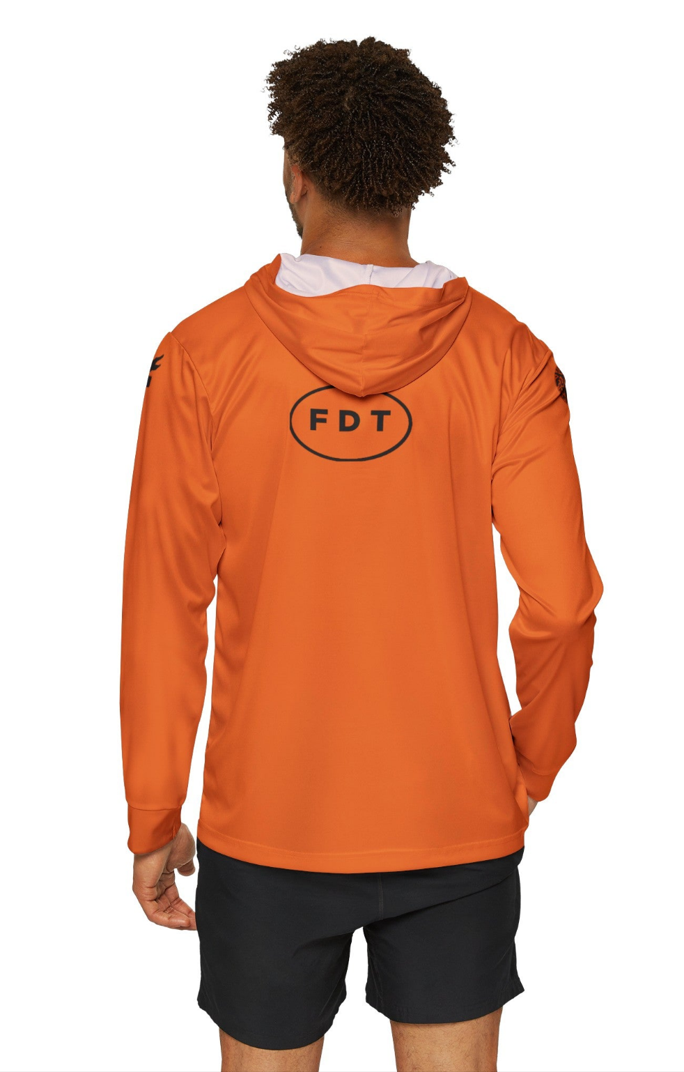 Palm FLadopted Fishing Men's Lightweight Fish Hoodie (AOP)