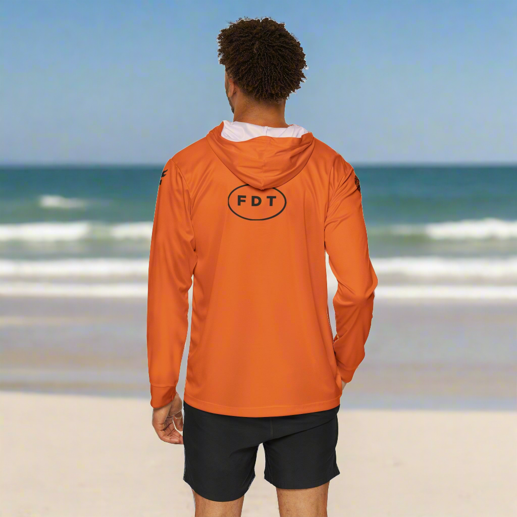 Palm FLadopted Fishing Men's Lightweight Fish Hoodie (AOP)