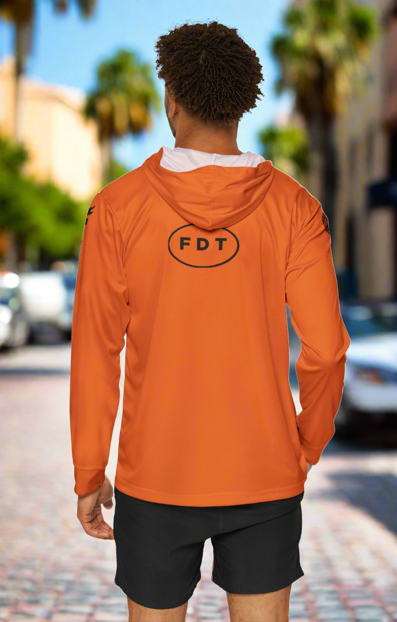 Palm FLadopted Fishing Men's Lightweight Fish Hoodie (AOP)