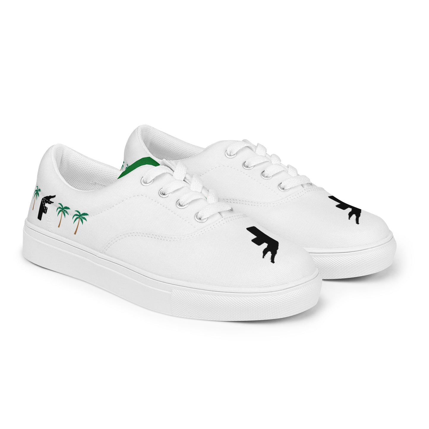 Palm FLadopted Women’s lace-up canvas shoes