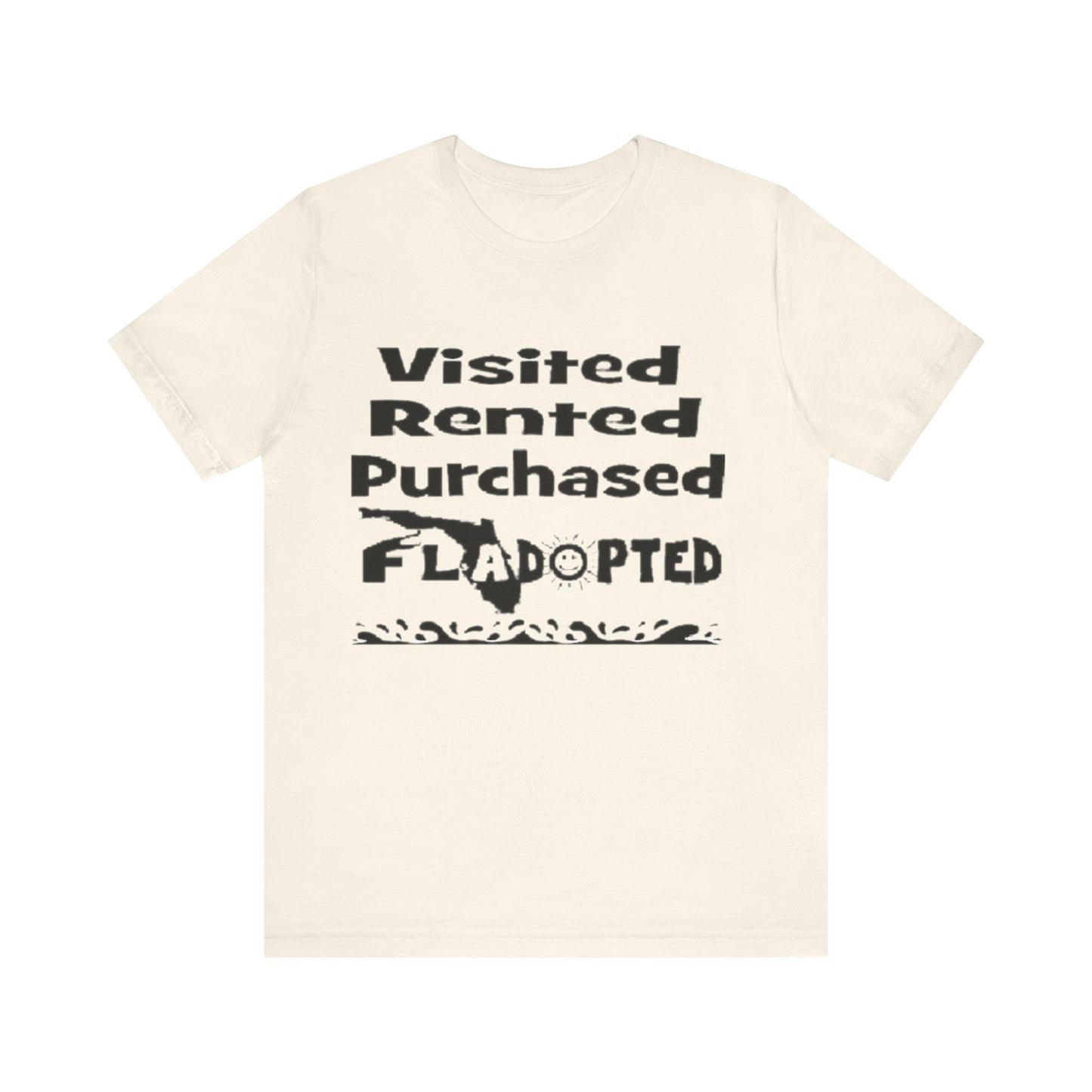 Fladopted Visit Rent Purchase Unisex Jersey Short Sleeve Tee