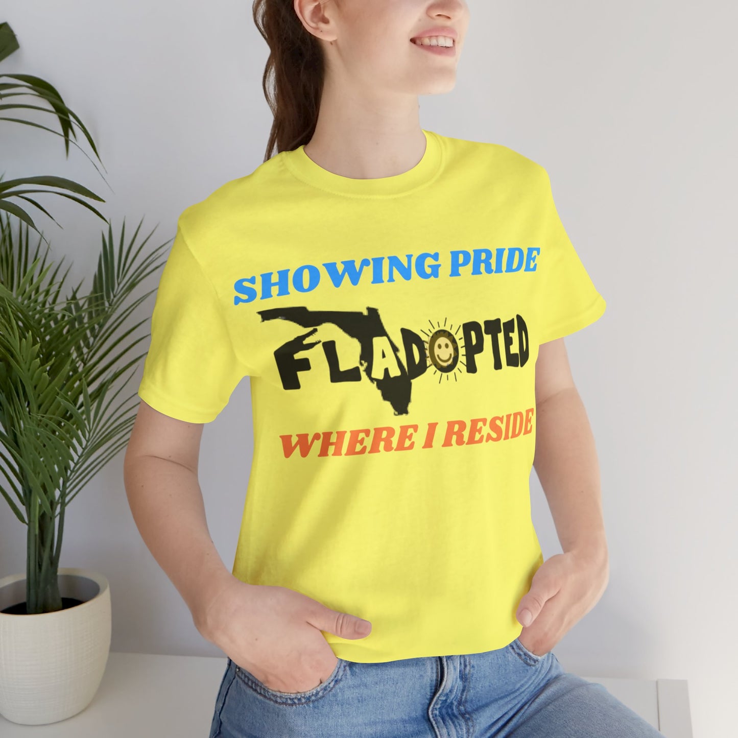 Pride Where I Reside FLadopted Short Sleeve Tee