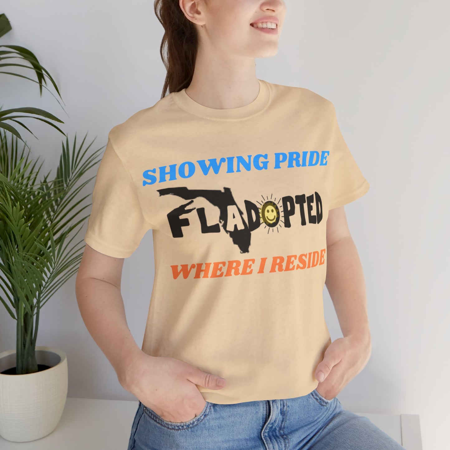 Pride Where I Reside FLadopted Short Sleeve Tee