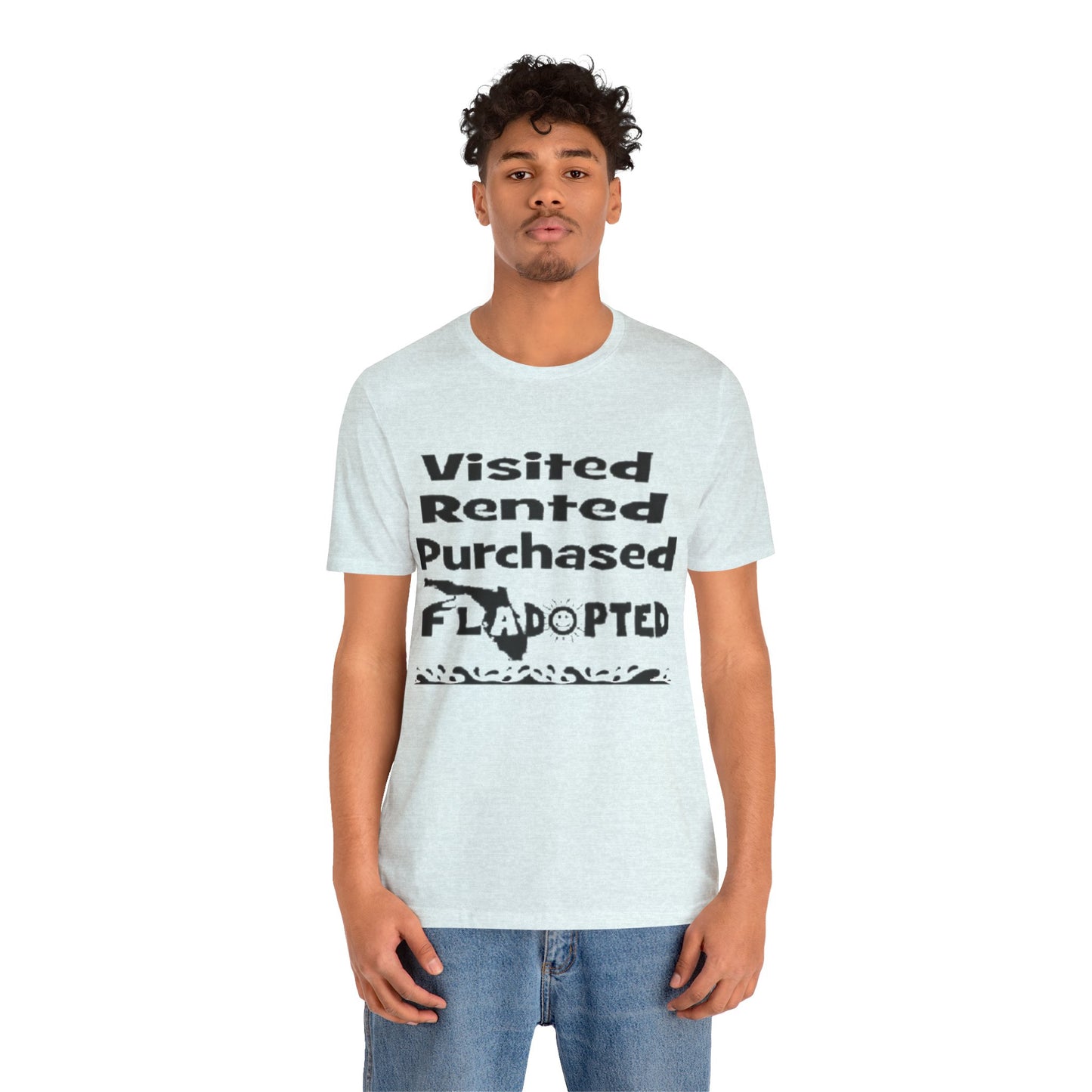 Fladopted Visit Rent Purchase Unisex Jersey Short Sleeve Tee