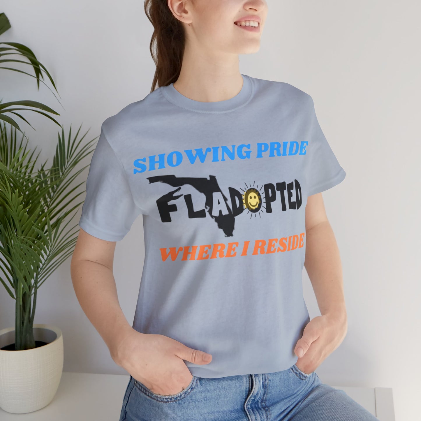 Pride Where I Reside FLadopted Short Sleeve Tee