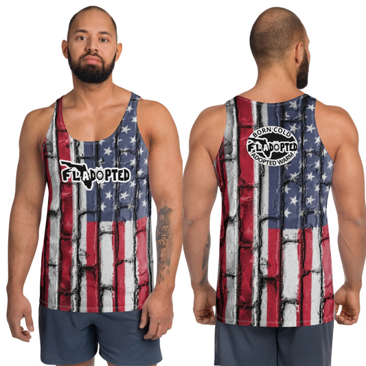 BRICK Flag FLadopted Unisex Tank Top