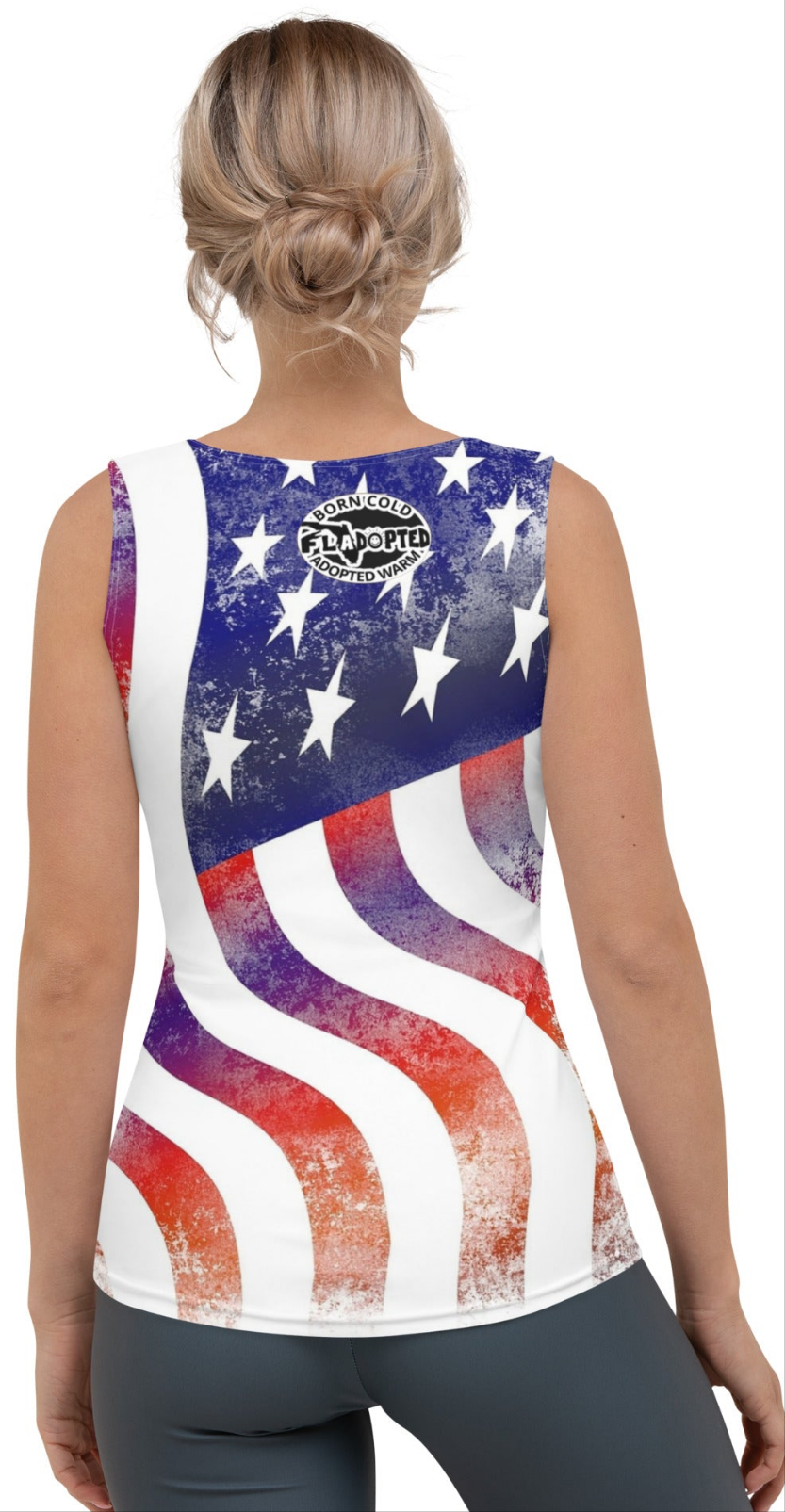 Flag FLadopted Sublimation Cut & Sew Tank Top