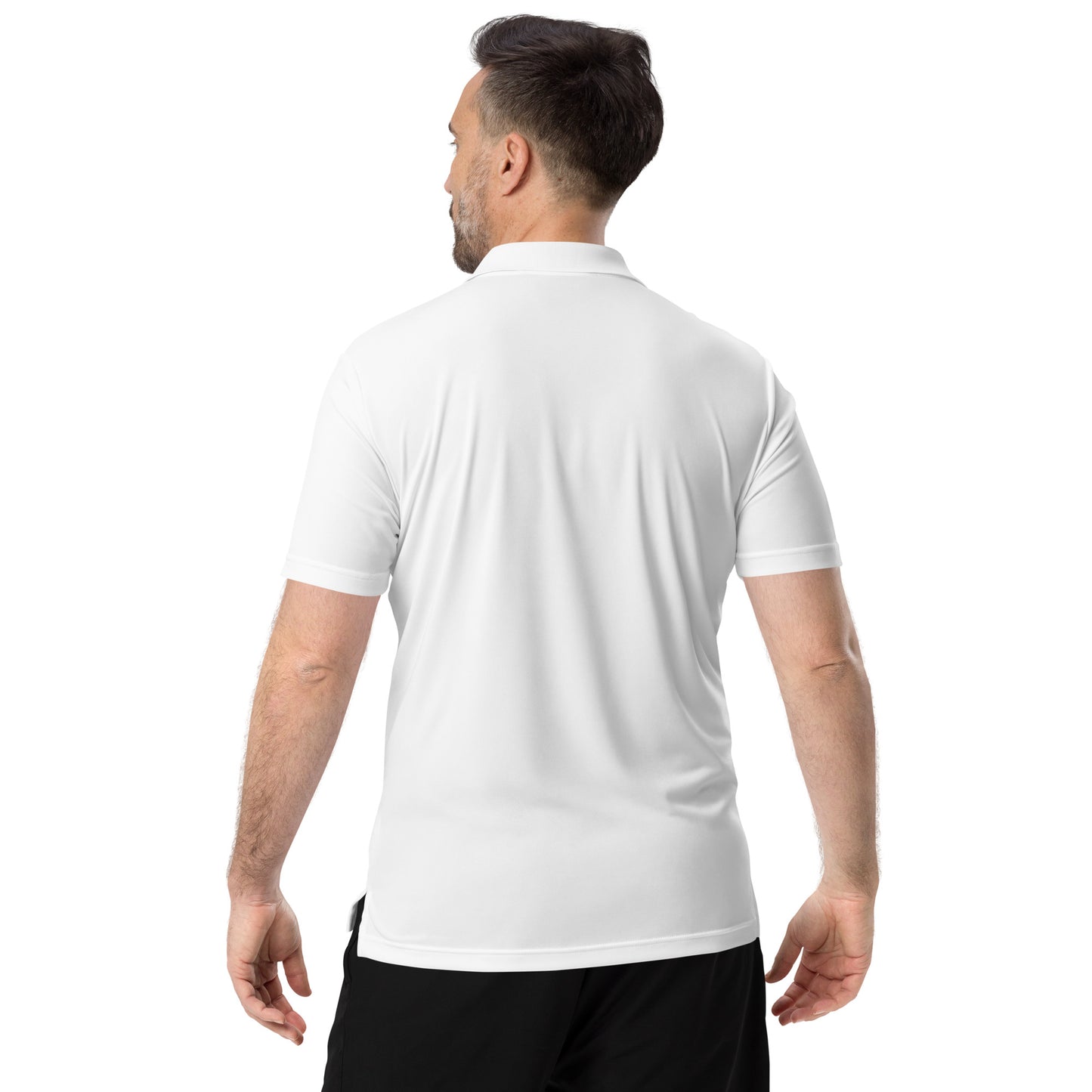 FLadopted White adidas performance polo shirt