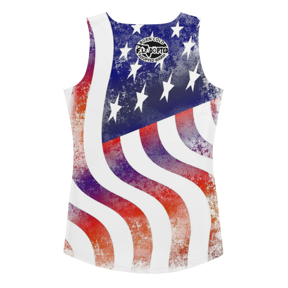 Flag FLadopted Sublimation Cut & Sew Tank Top