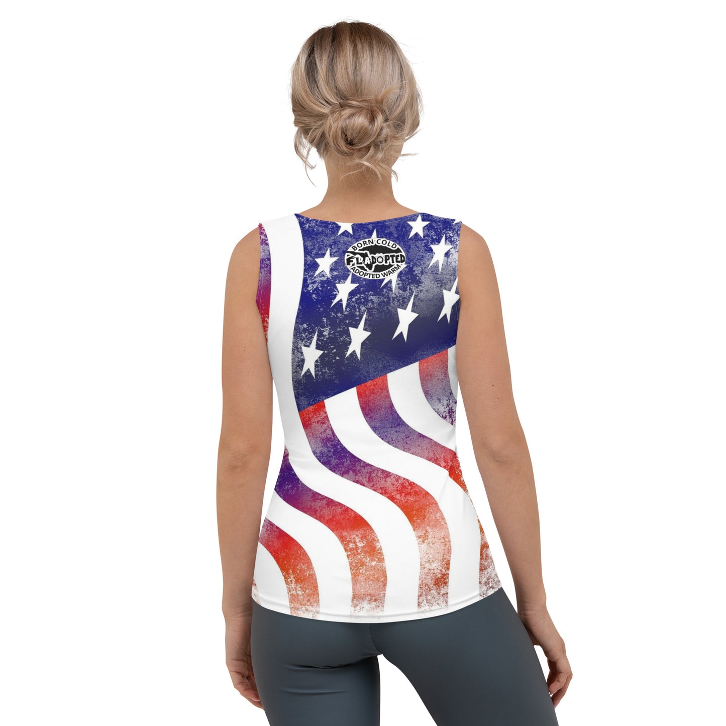 Flag FLadopted Sublimation Cut & Sew Tank Top