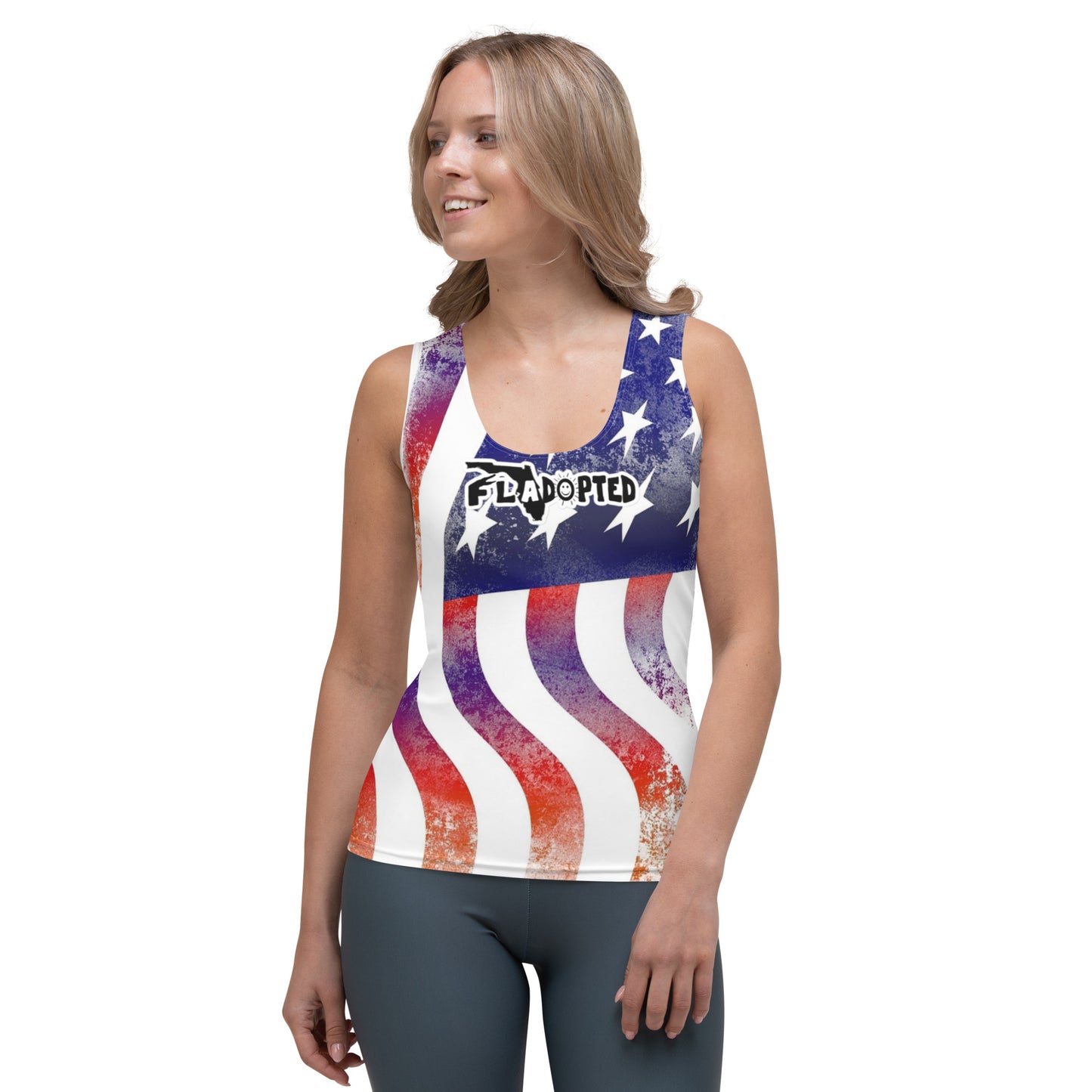 Flag FLadopted Sublimation Cut & Sew Tank Top