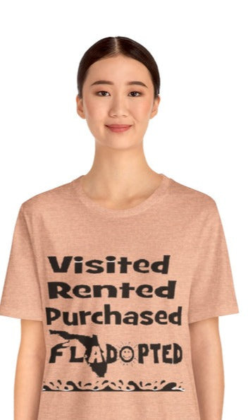 Fladopted Visit Rent Purchase Unisex Jersey Short Sleeve Tee