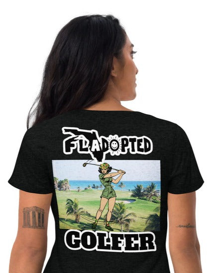 FLadopted Golfer Lady Short sleeve t-shirt