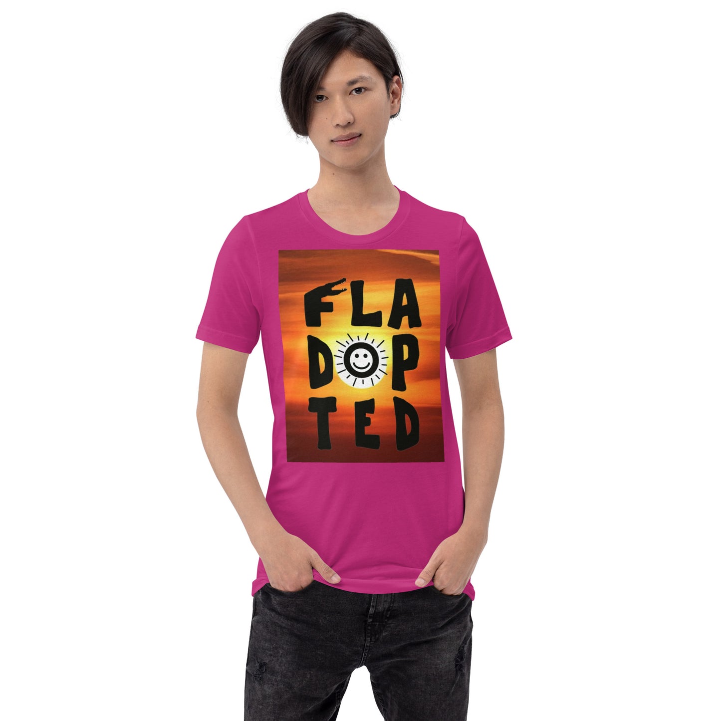 Fladopted Sun Unisex t-shirt