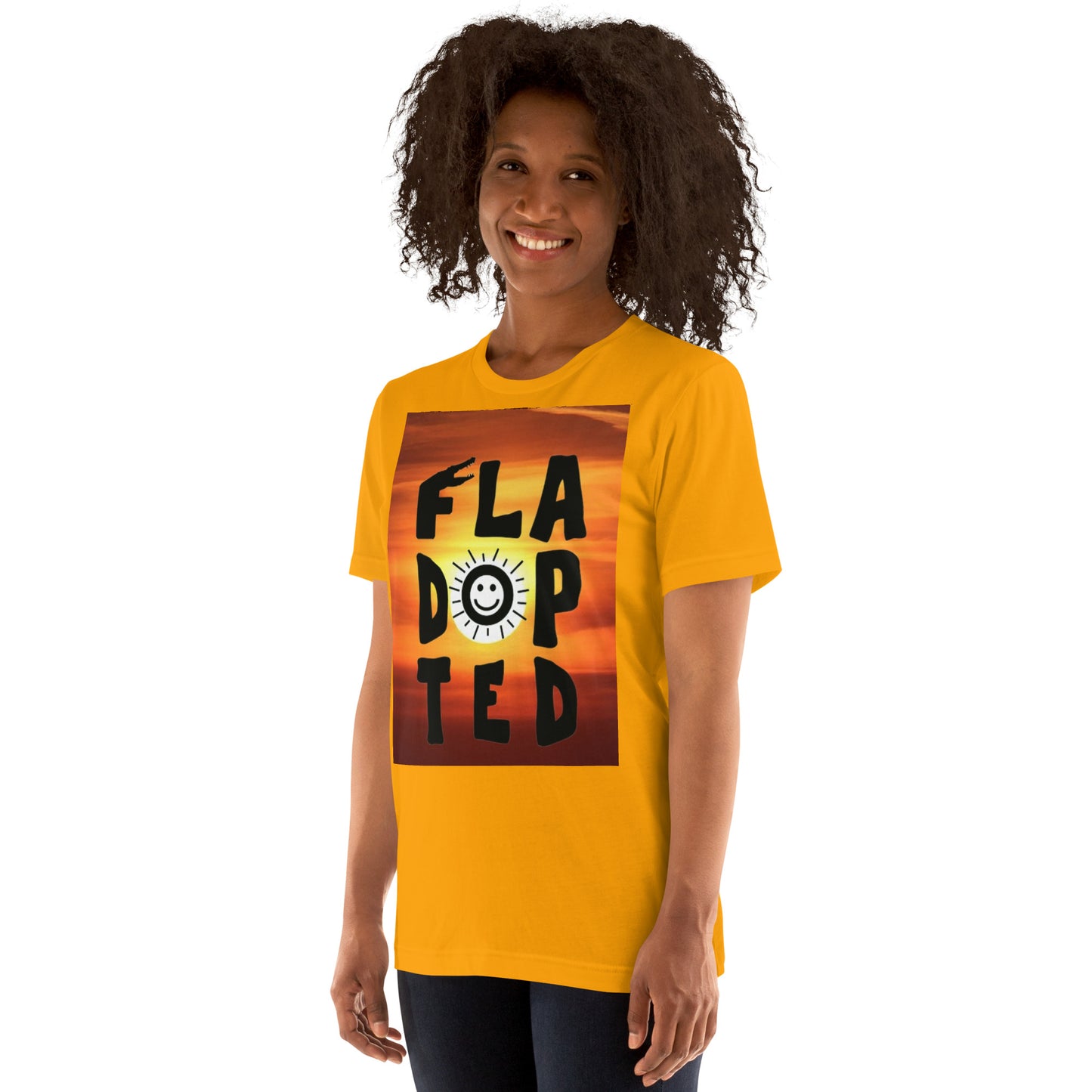 Fladopted Sun Unisex t-shirt