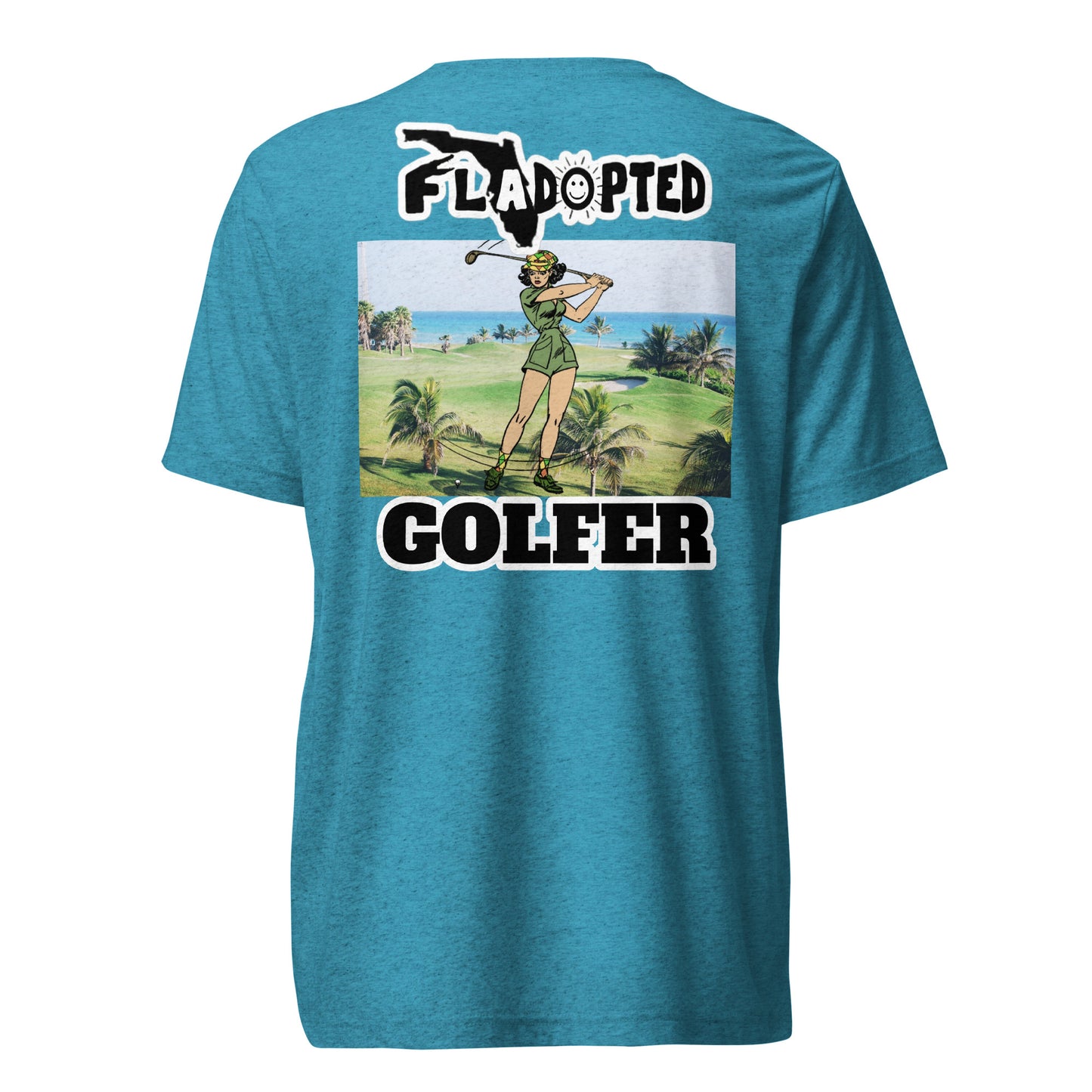 FLadopted Golfer Lady Short sleeve t-shirt