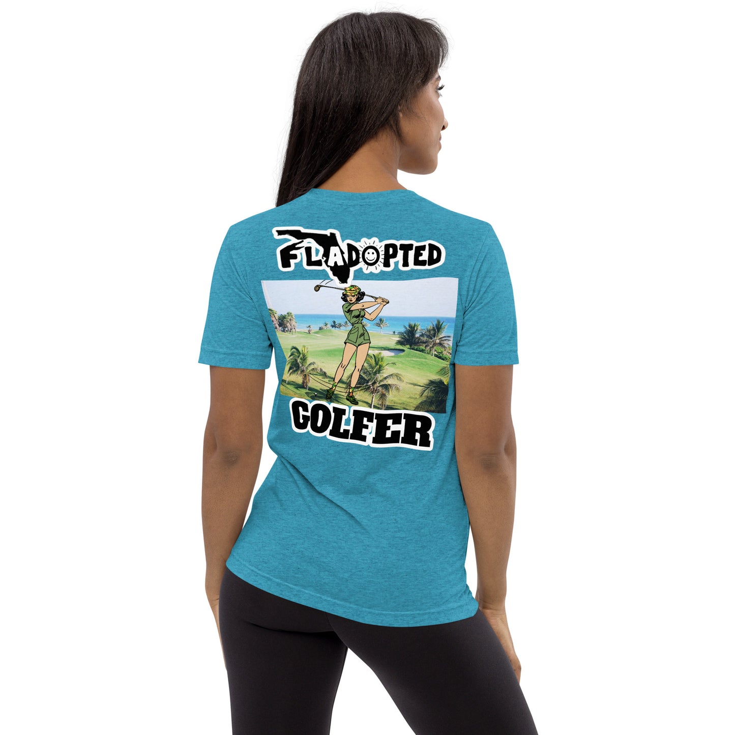 FLadopted Golfer Lady Short sleeve t-shirt