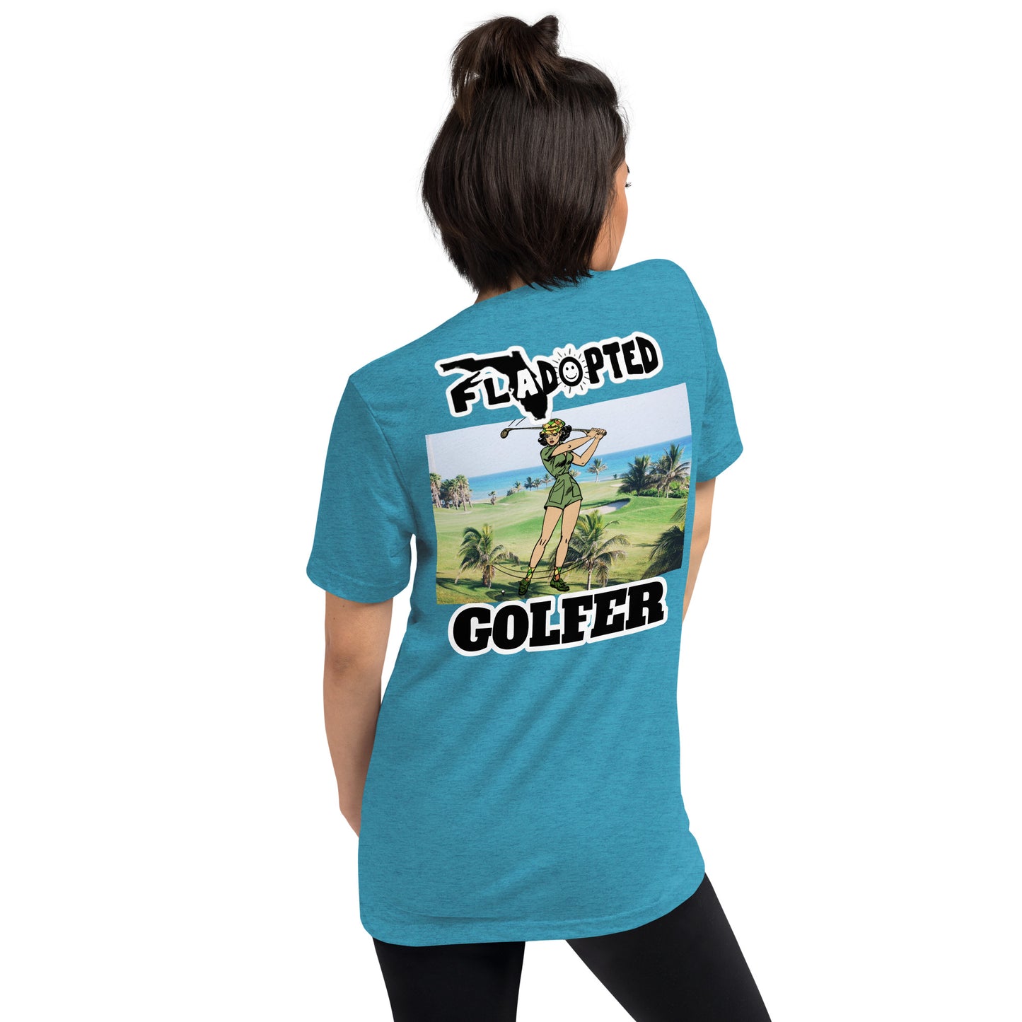 FLadopted Golfer Lady Short sleeve t-shirt