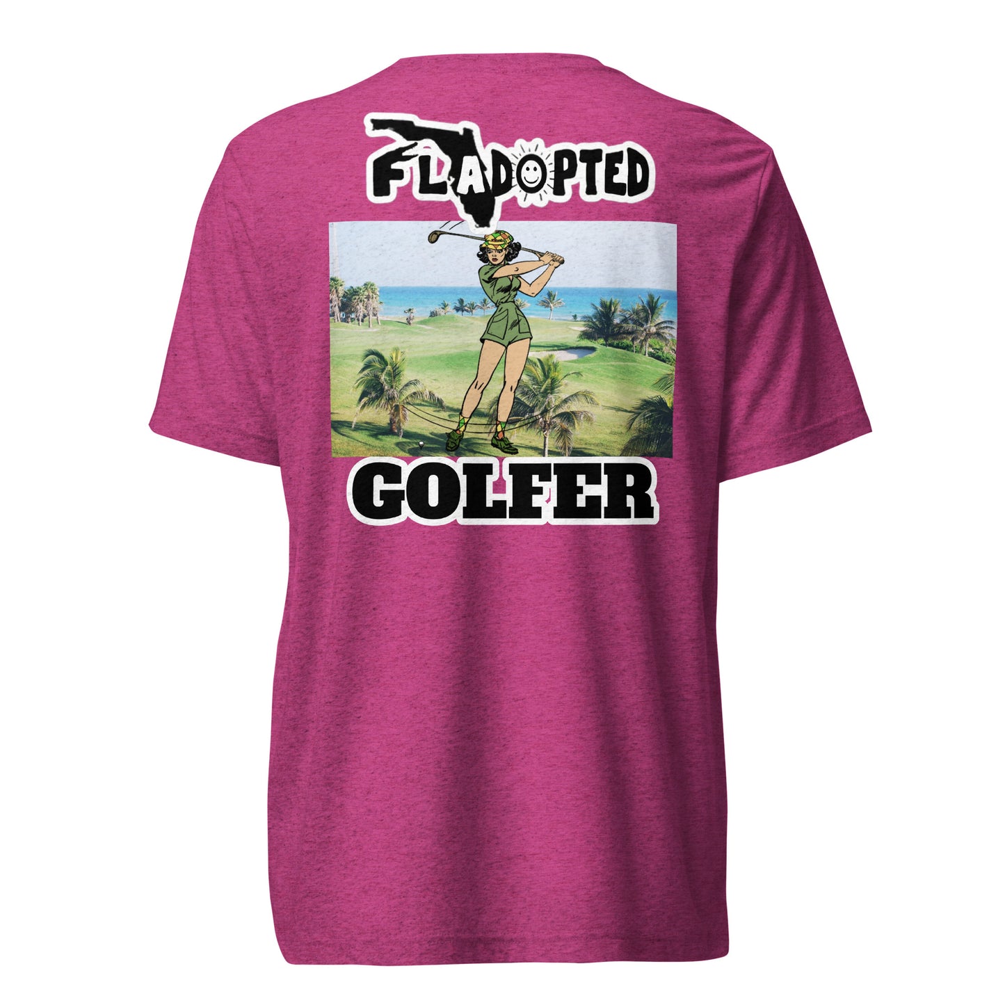 FLadopted Golfer Lady Short sleeve t-shirt