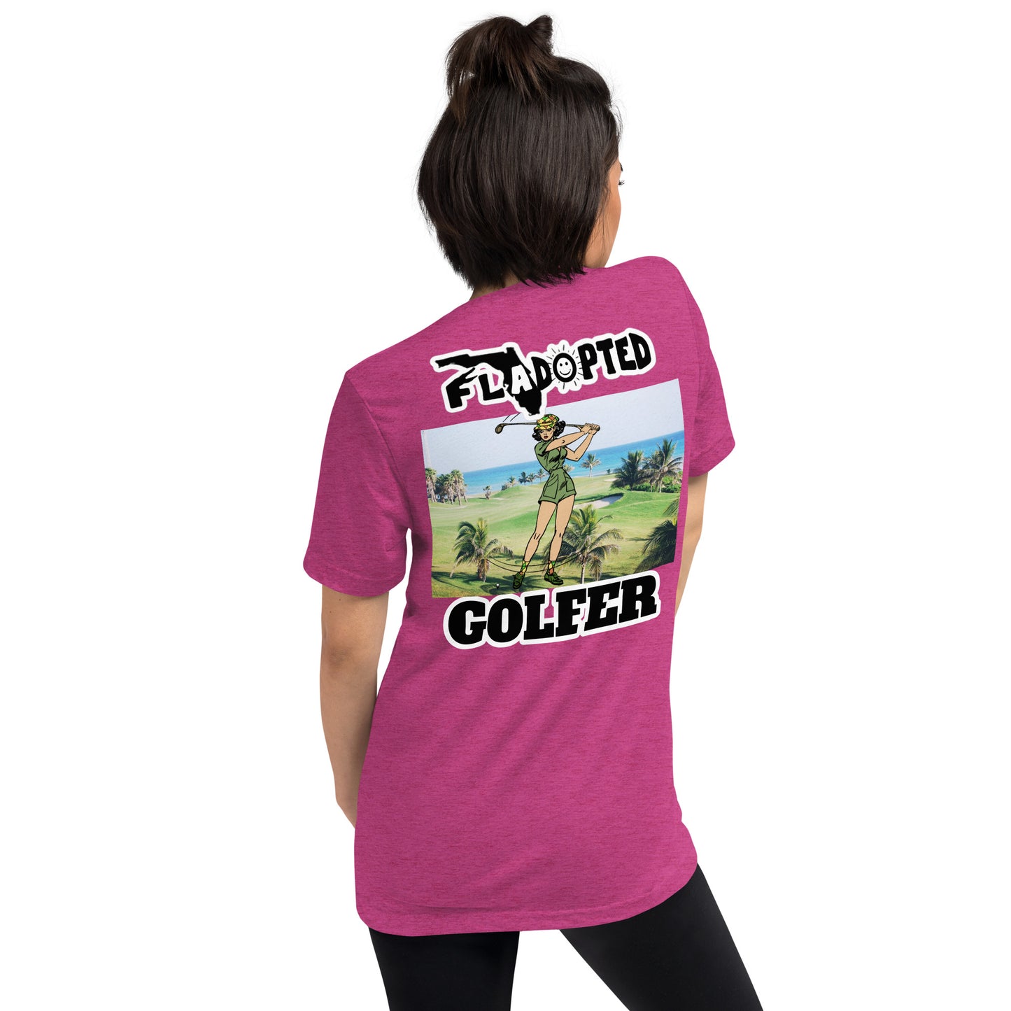 FLadopted Golfer Lady Short sleeve t-shirt