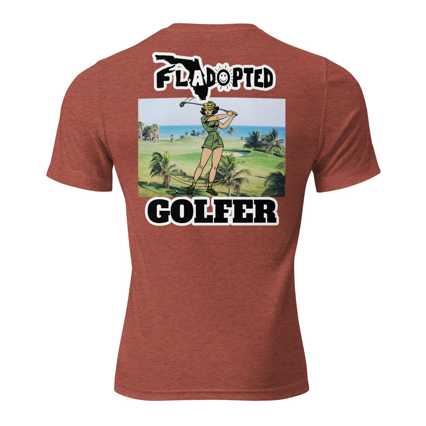 FLadopted Golfer Lady Short sleeve t-shirt