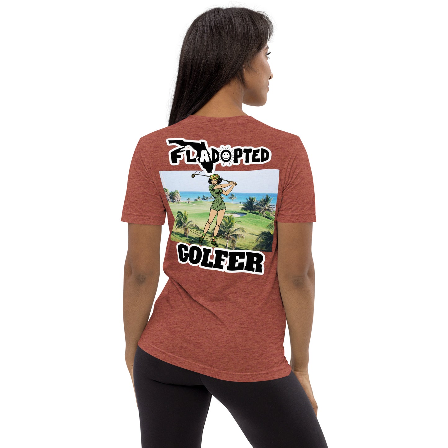 FLadopted Golfer Lady Short sleeve t-shirt