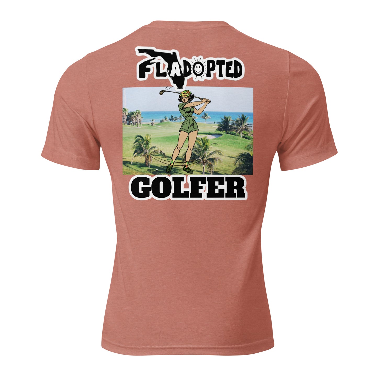 FLadopted Golfer Lady Short sleeve t-shirt