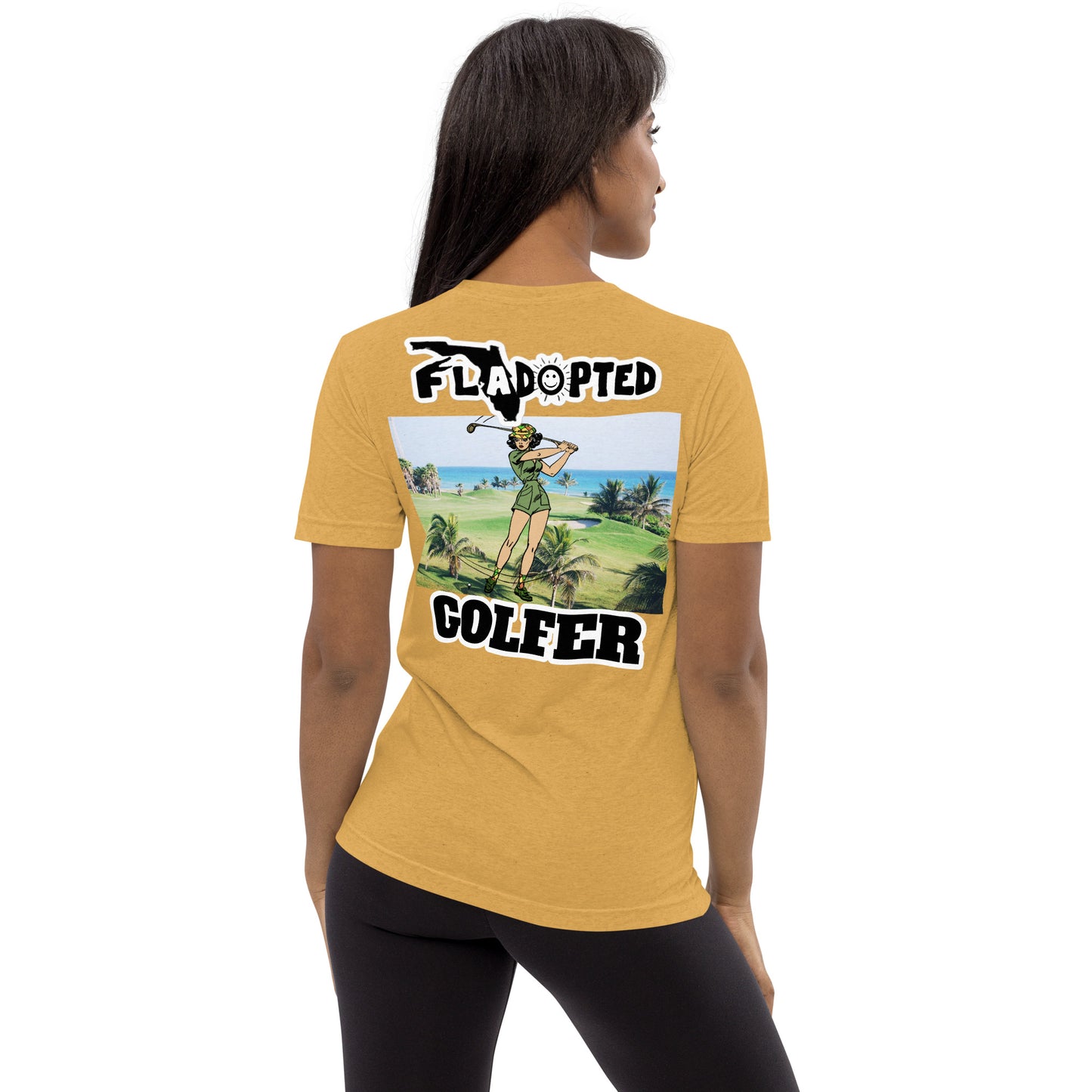 FLadopted Golfer Lady Short sleeve t-shirt