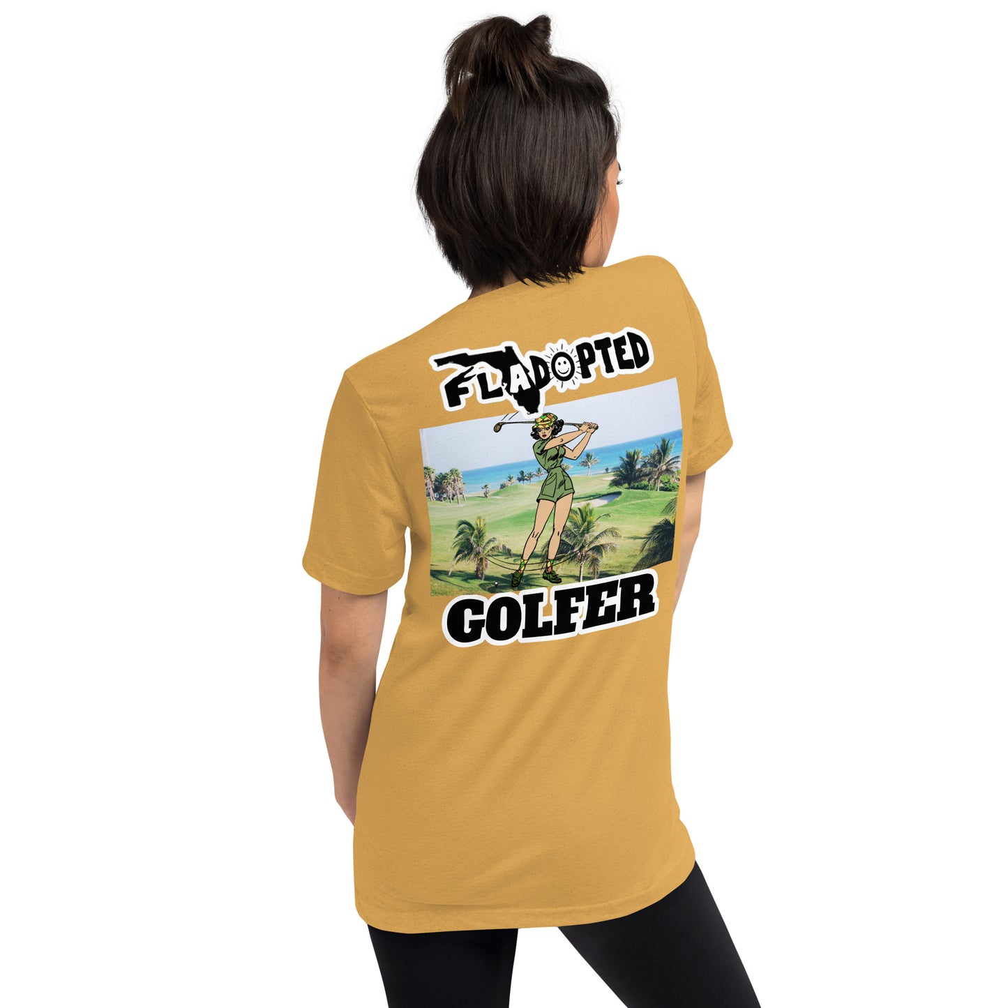 FLadopted Golfer Lady Short sleeve t-shirt