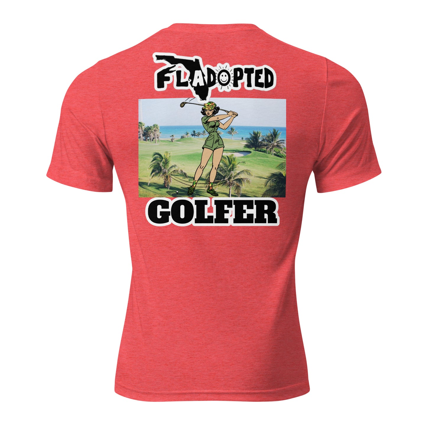 FLadopted Golfer Lady Short sleeve t-shirt