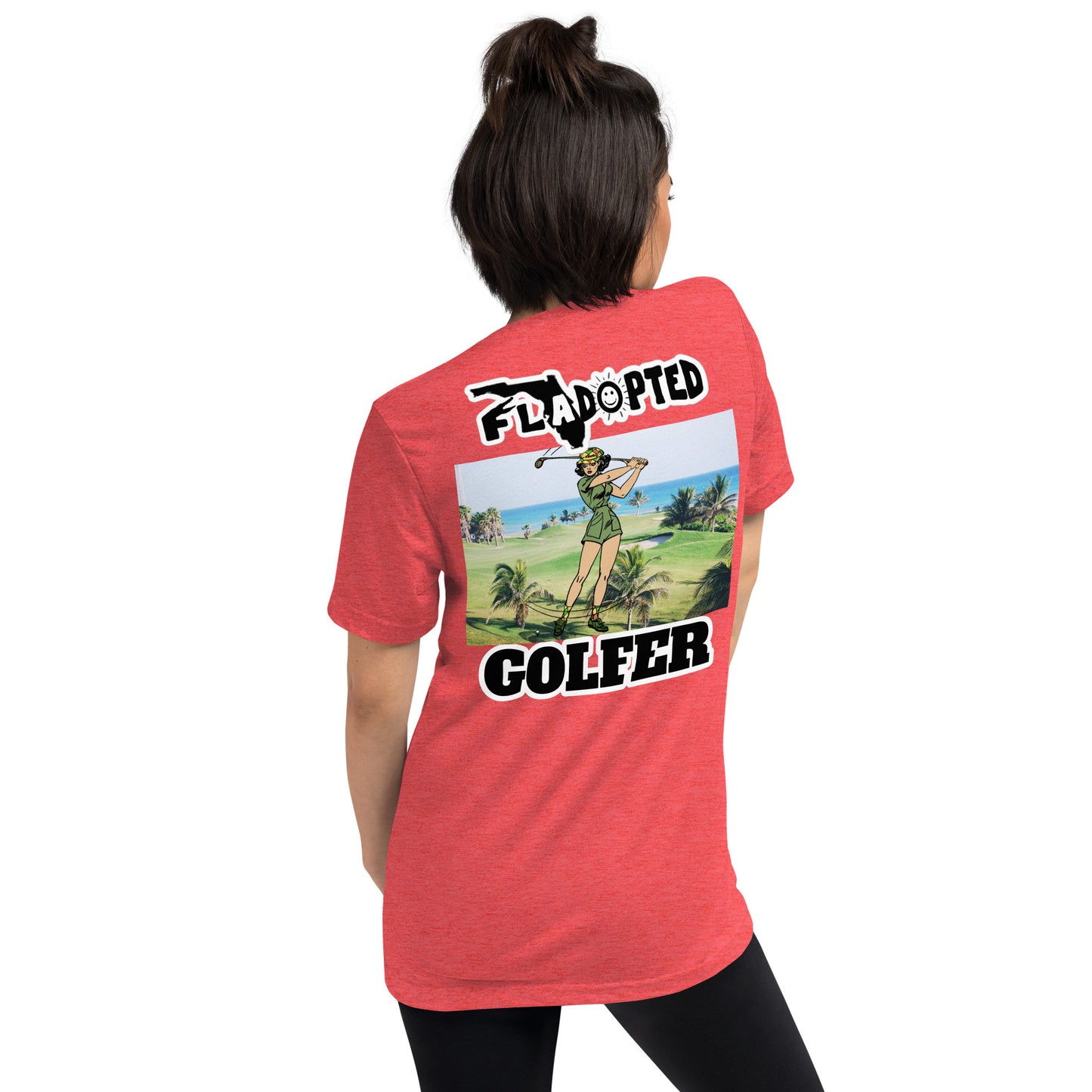 FLadopted Golfer Lady Short sleeve t-shirt