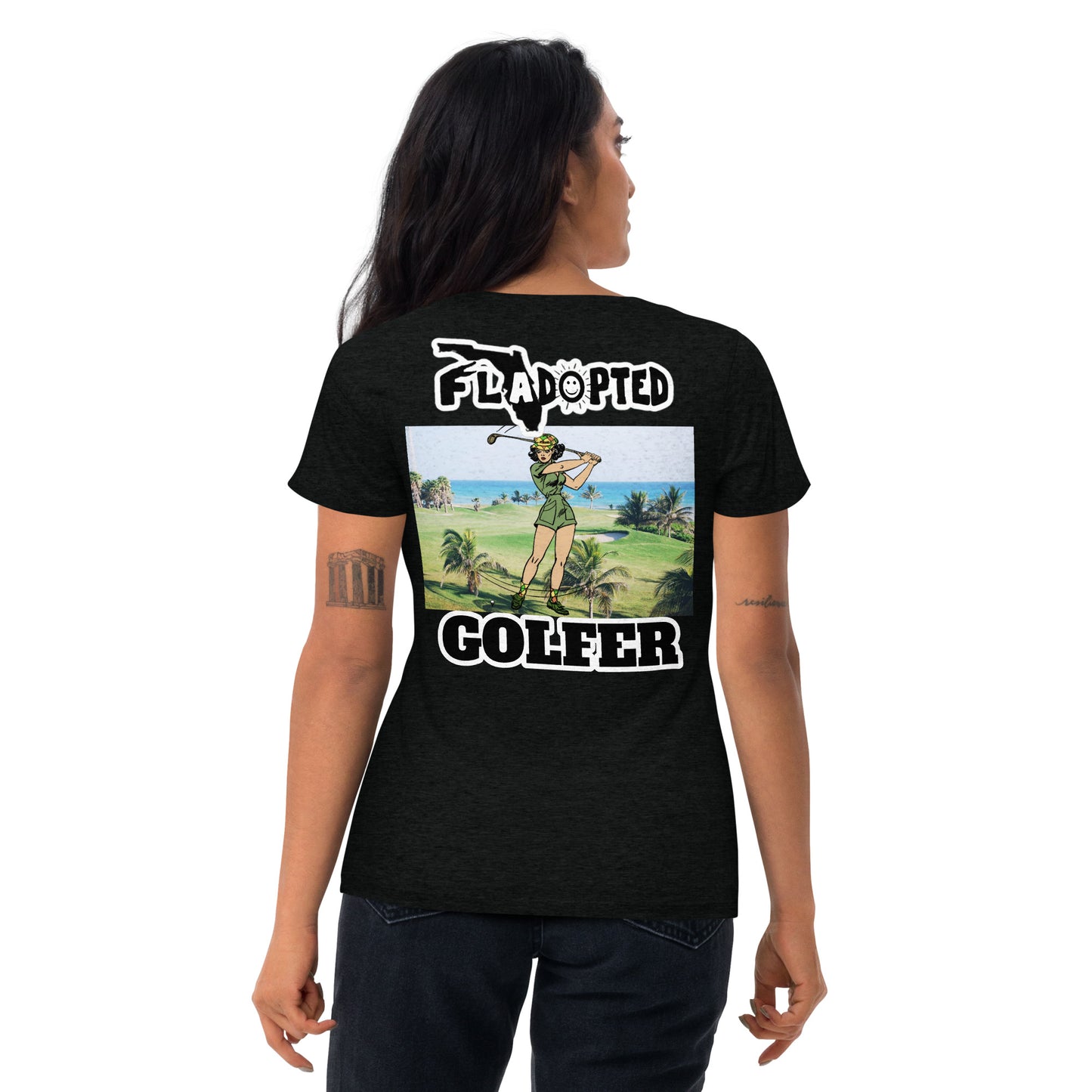 FLadopted Golfer Lady Short sleeve t-shirt