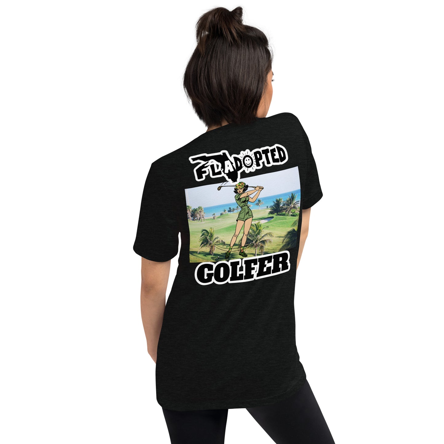 FLadopted Golfer Lady Short sleeve t-shirt