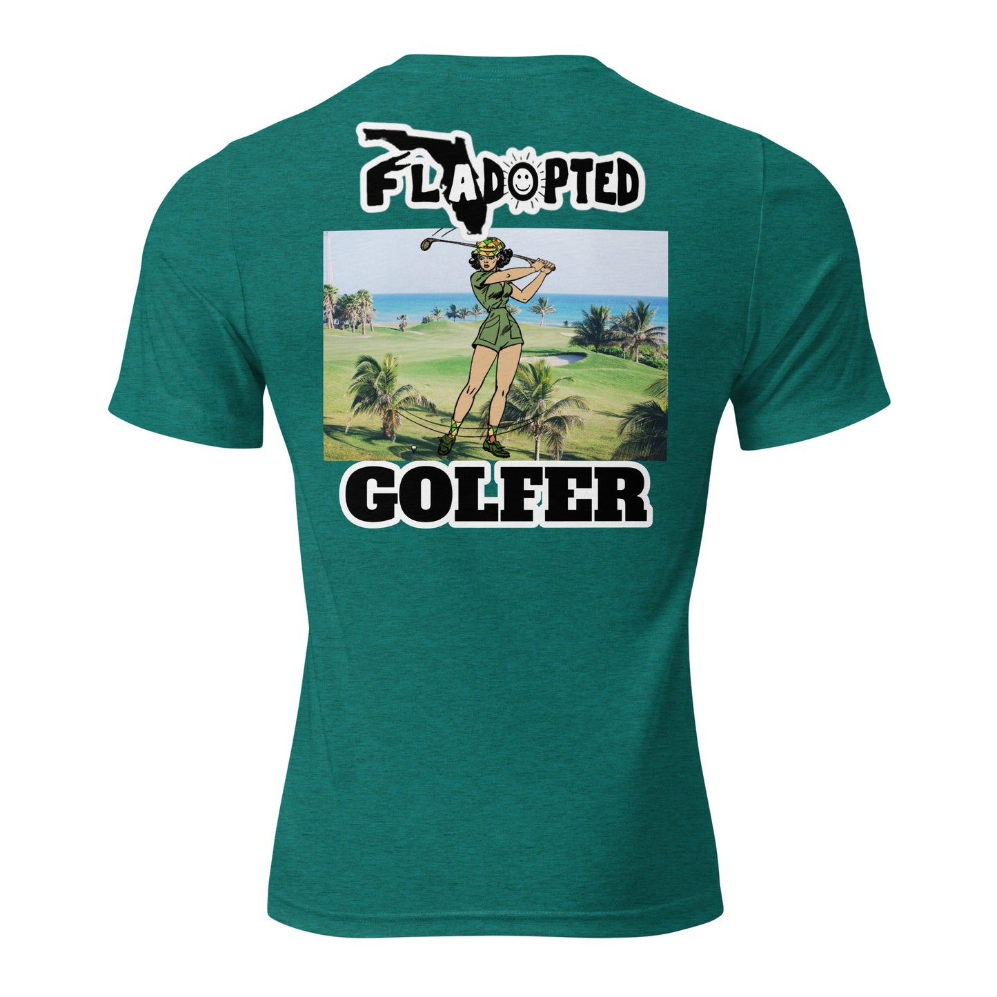 FLadopted Golfer Lady Short sleeve t-shirt