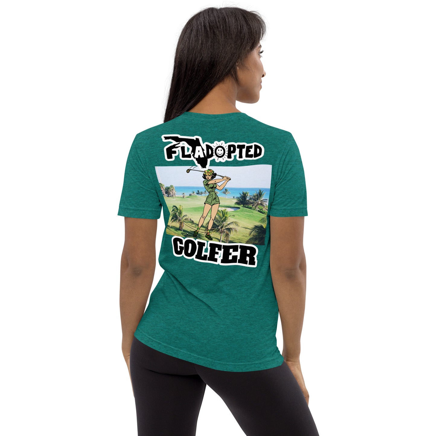 FLadopted Golfer Lady Short sleeve t-shirt