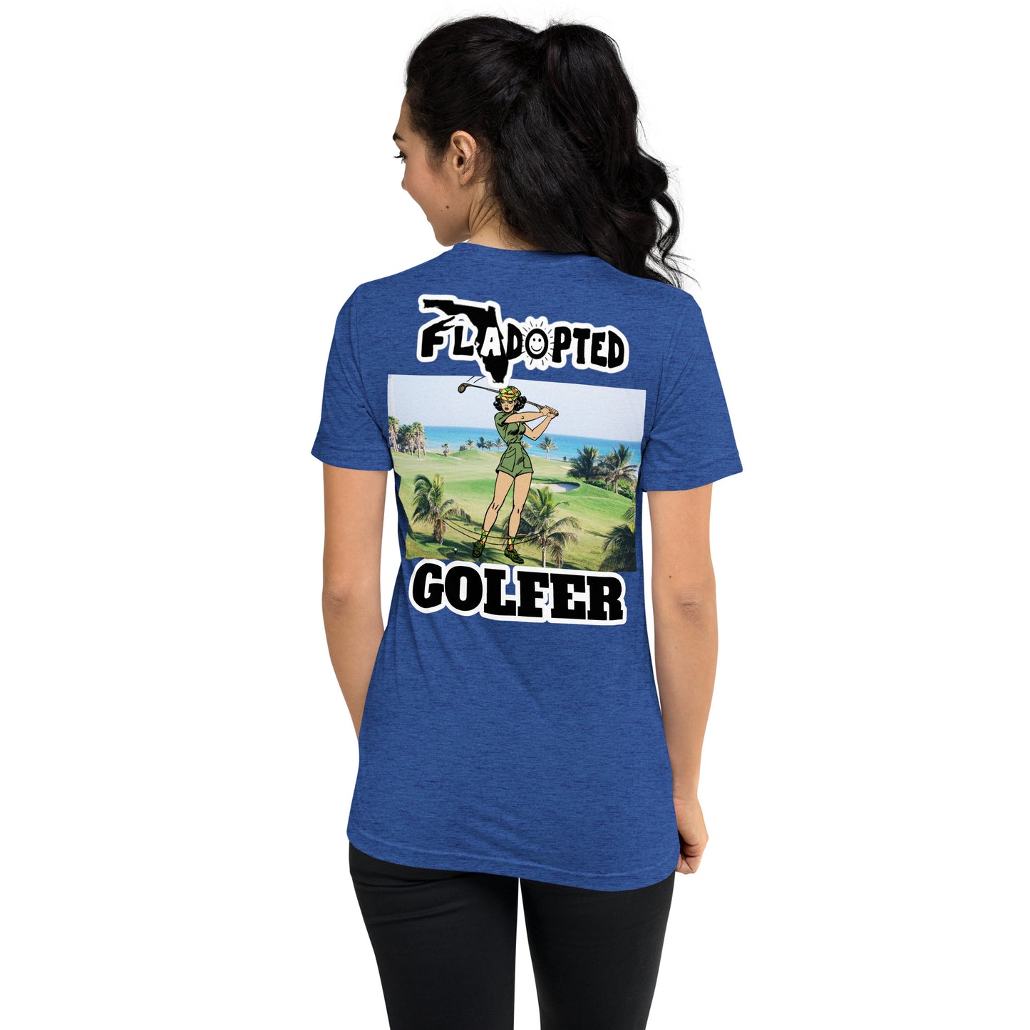 FLadopted Golfer Lady Short sleeve t-shirt