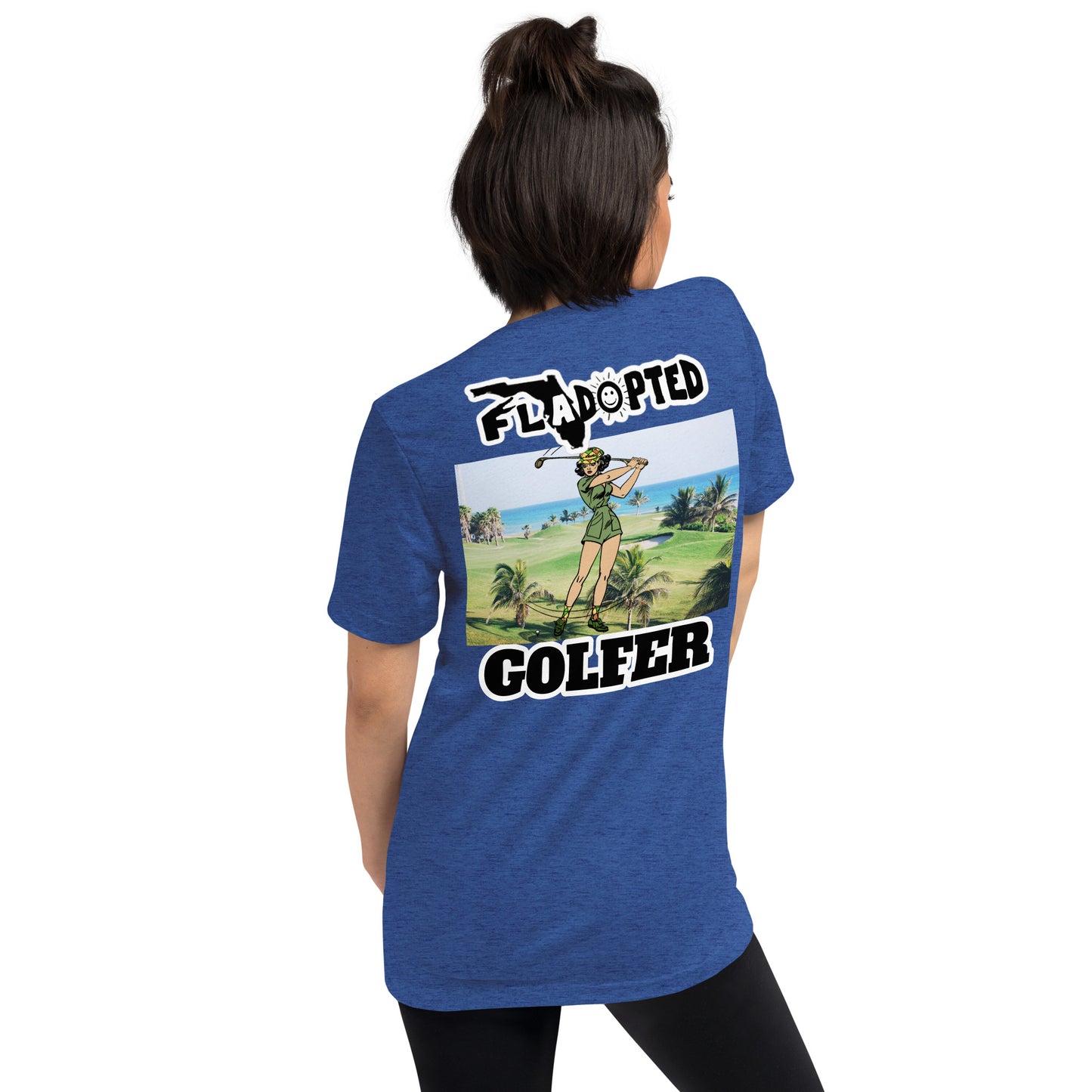 FLadopted Golfer Lady Short sleeve t-shirt