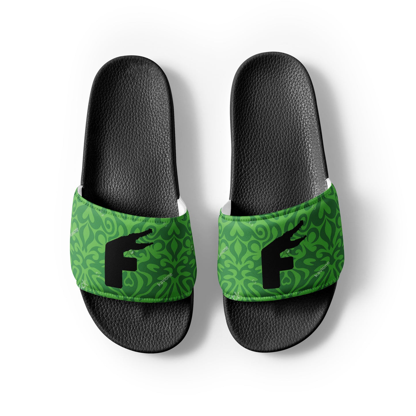 Green Wave FLadopted Women's slides