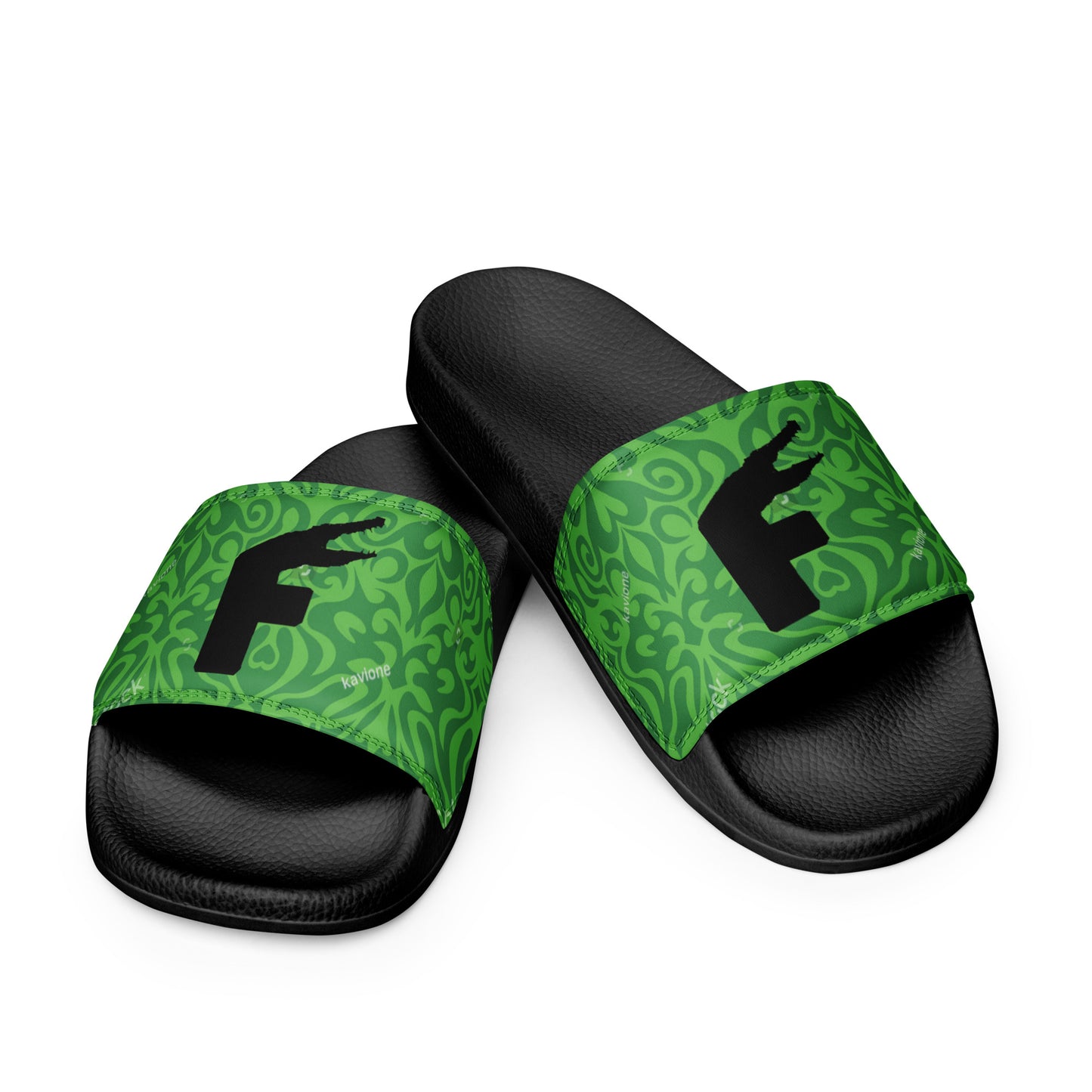 Green Wave FLadopted Women's slides