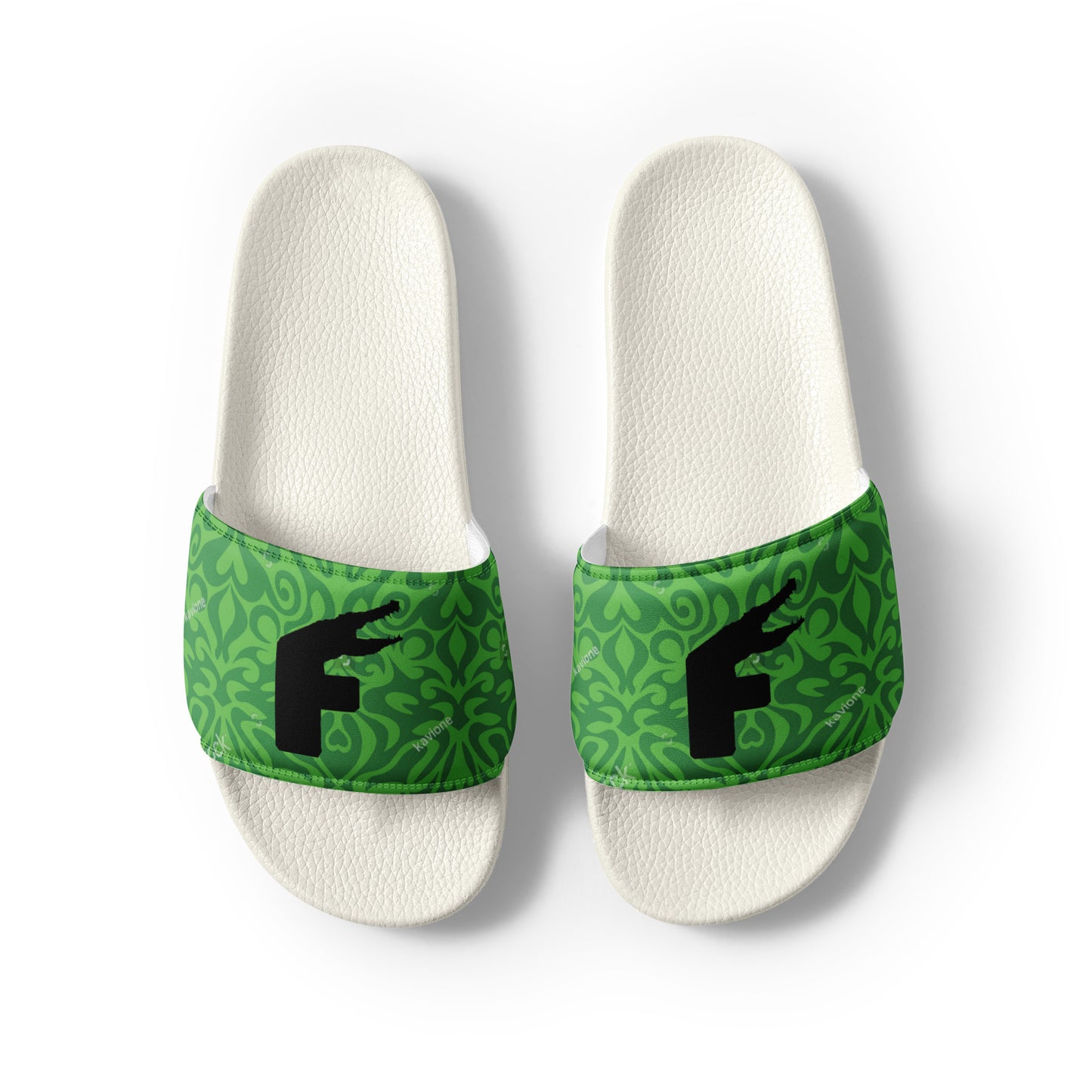 Green Wave FLadopted Women's slides