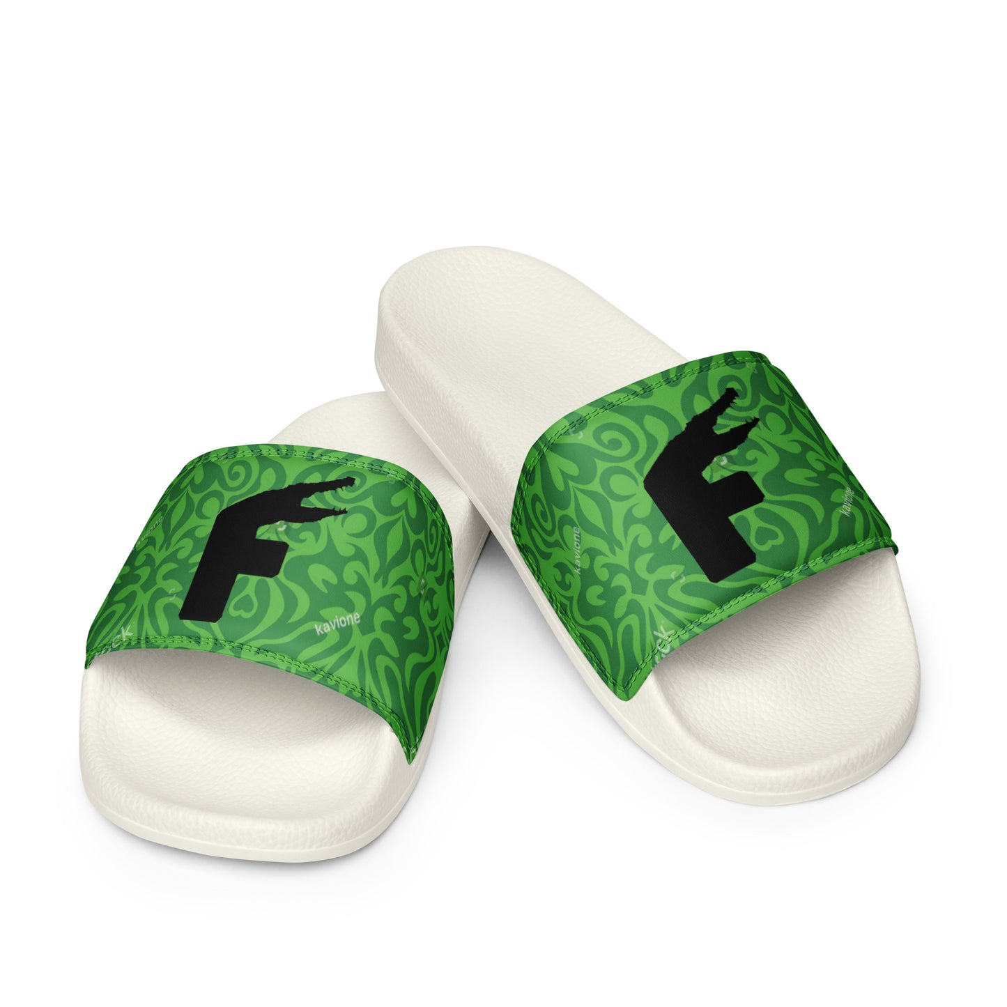 Green Wave FLadopted Women's slides