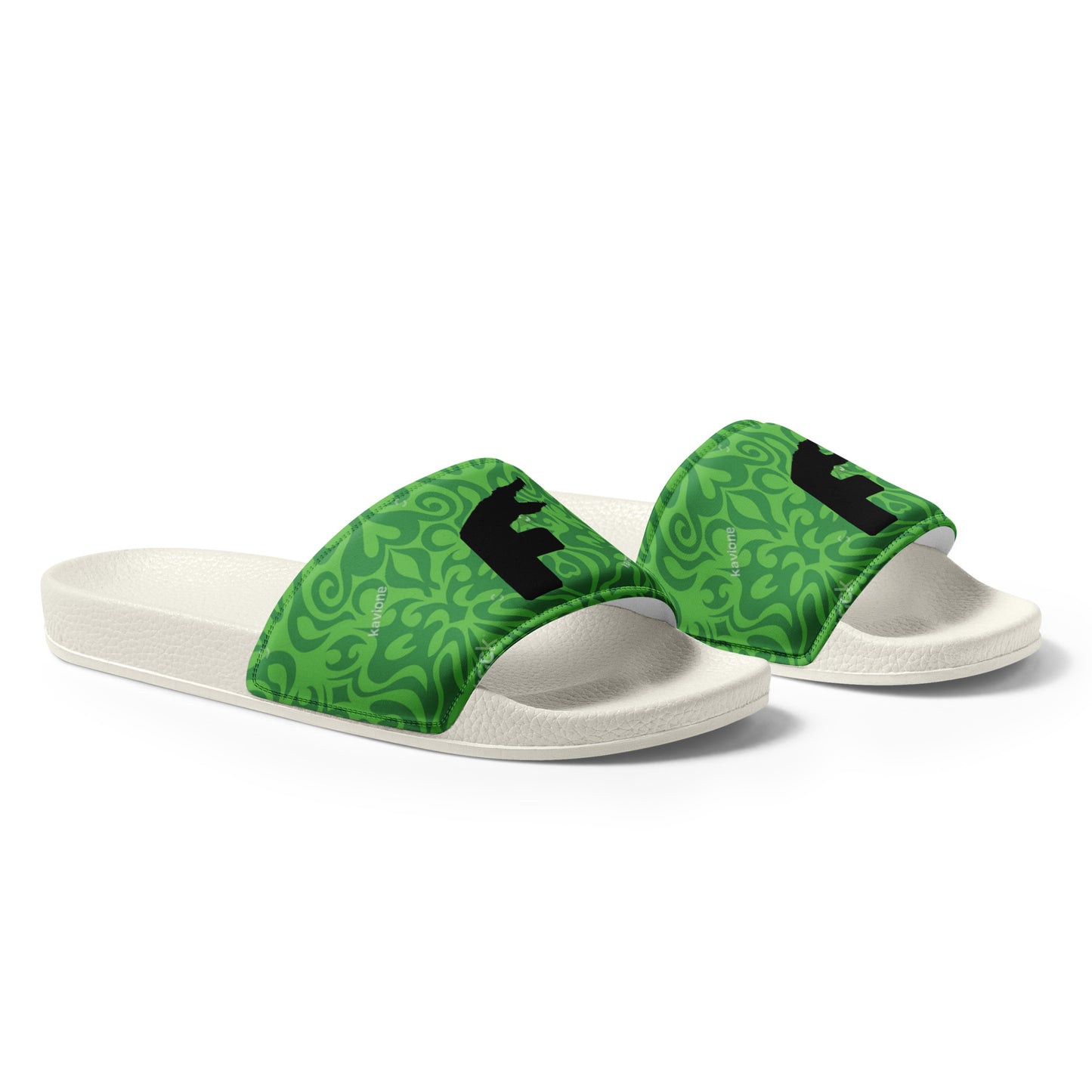 Green Wave FLadopted Women's slides